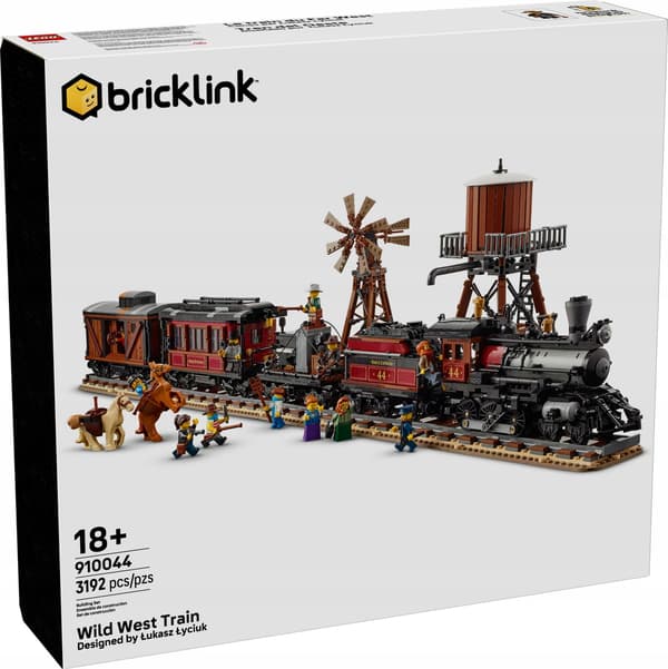 LEGO BrickLink Designer Programme 910044 – Wild West Train Building Set
