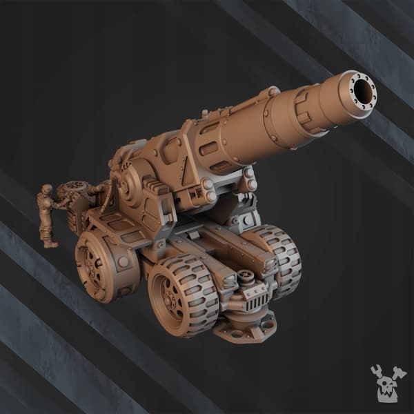 Heavy Artillery Mount with Earthquaker Cannon and