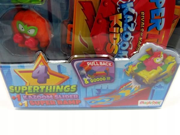 Super Things SUPER ZINGS SERIES 8 THINGS SLIDER RAMP 4 FIGURES