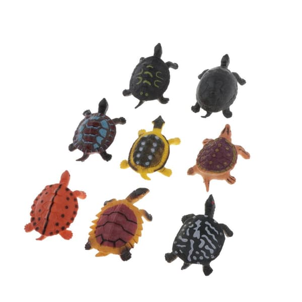 8cm Crystal Pyramid, Educational Physics Toy, Suncatcher, Turtle, 8-piece set