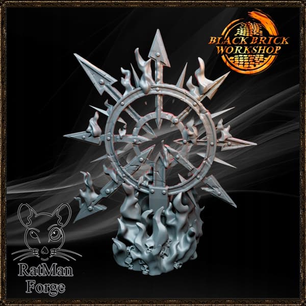 Chaos Mark |RatMan Forge| Proxy model for D&D and GURPS