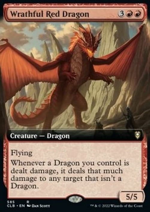 Magic: The Gathering Wrathful Red Dragon