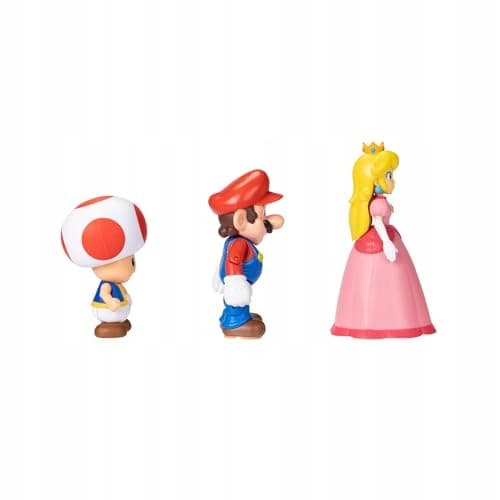 Nintendo Super Mario 3 Mario, Peach and Toad Figures – Children’s Toy Set