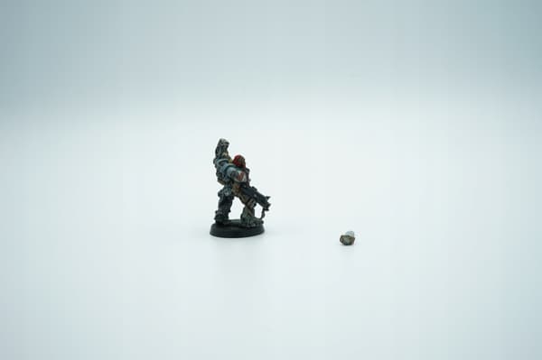 Warhammer 40K Space Wolves Wolf Scout Sergeant metal figurine
