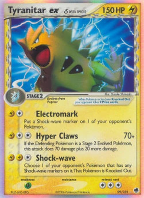 Pokemon Tyranitar ex δ Delta Species