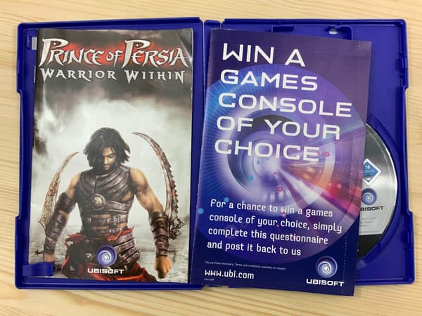 PRINCE OF PERSIA: WARRIOR WITHIN – Complete Set (WITHOUT THE PS2 GAME)