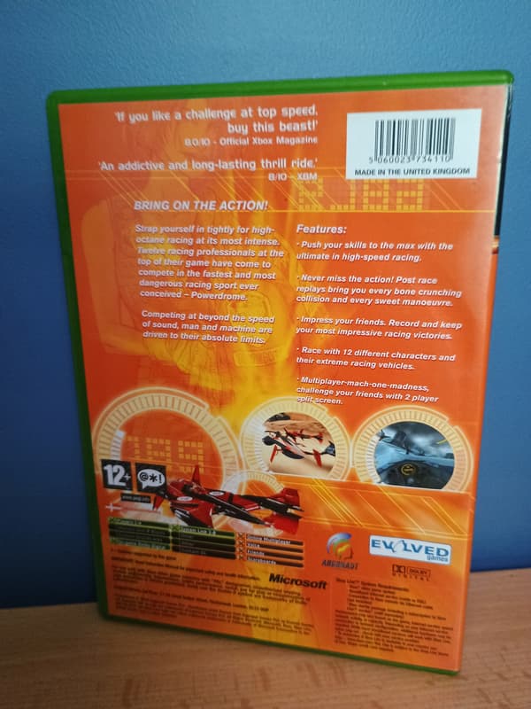 POWERDROME game for Microsoft Xbox (English version, complete set)