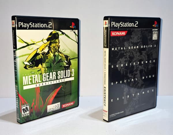 METAL GEAR SOLID 3 SUBSISTENCE PS2 NTSC – BOX ONLY – NO GAME DISCS!