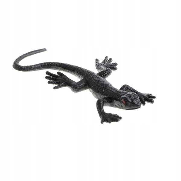 10 Vivid Reptile Animal Rubber Gecko Educational Model Figures