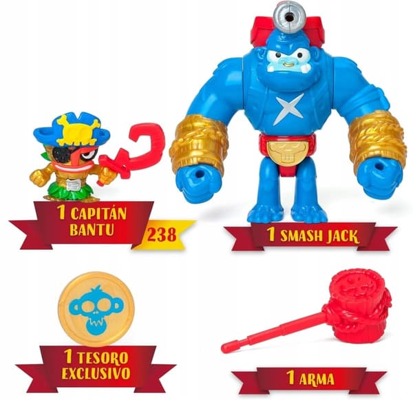 Piratix Crazy Jungle: Gorilla Bros Smash Jack Set