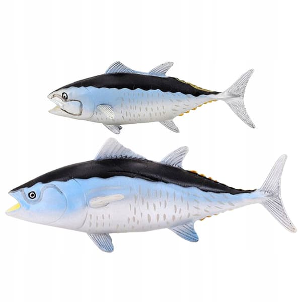 2 DECORATIVE SEA FISH MODELS MADE FROM SAFE MATERIAL