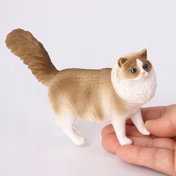 PLASTIC CAT MODEL – DECORATION AND TOY FOR CHILDREN