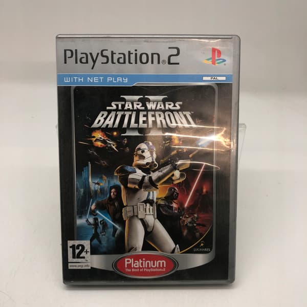 STAR WARS BATTLEFRONT II PlayStation 2 (PS2) boxed game