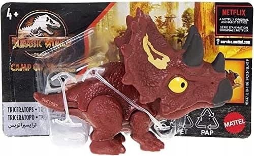 JURASSIC WORLD DINOSAUR Snap Squad Triceratops