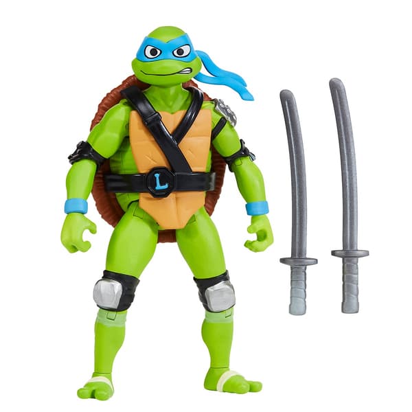Leo action figure with a mechanical rotating shell, 11.5 cm series