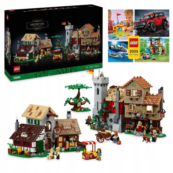 LEGO ICONS CASTLE – MEDIEVAL SQUARE 10332 UNIQUE