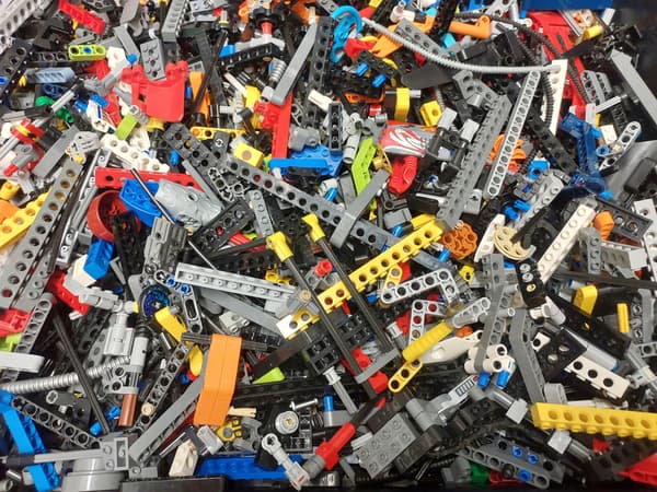 Lego Technic original mixed bricks, 500g (0.5 kg)!