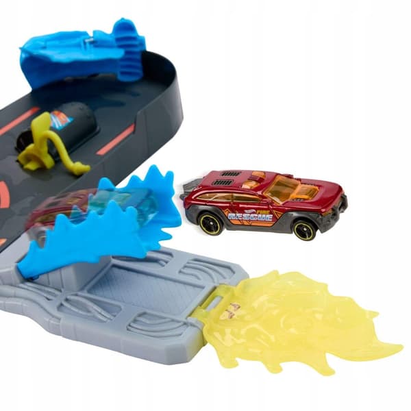 Hot Wheels Fire Station Track Set 1:64