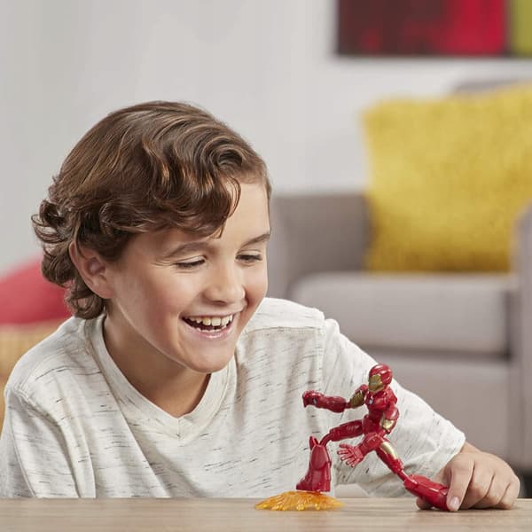 MARVEL AVENGERS BEND AND FLEX IRON MAN FIGURINE