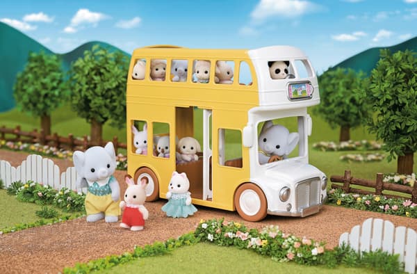 Double-decker nursery bus
