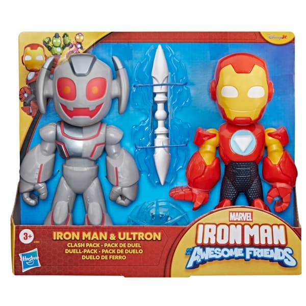 Marvel Iron Man Awesome Friends Iron Man and Ultron 2-pack figures by Hasbro