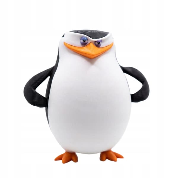 PINGWIN SKIPPER MADAGASCAR 3D FIGURINE STATUETTE BY MEM KOWALSKI – LARGE GIFT