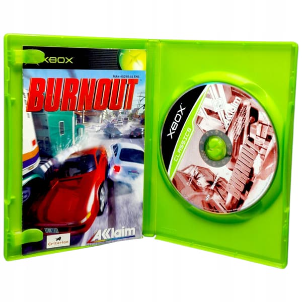 BURNOUT Xbox Classic boxed #2