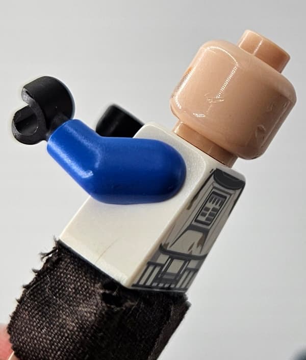 Lego Star Wars minifigure sw0450 Clone Trooper Captain Rex 501st Legion DEFECT /