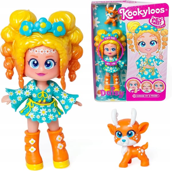KOOKYLOOS Pet Party range – DAISY doll