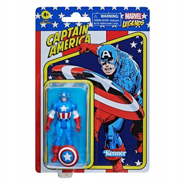Marvel Legends Captain America 10 cm retro figurine