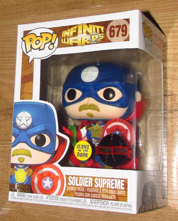 FUNKO POP 679 INFINITY WARPS SOLDIER SUPREME GITD