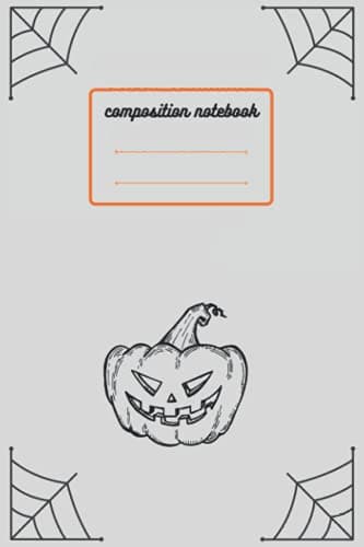 Halloween notebook: Lined composition notebook / Halloween gift, 110 blank pages