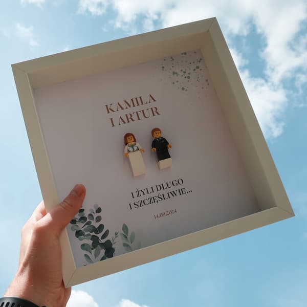 WEDDING FRAME – A WEDDING GIFT FEATURING LEGO FIGURES