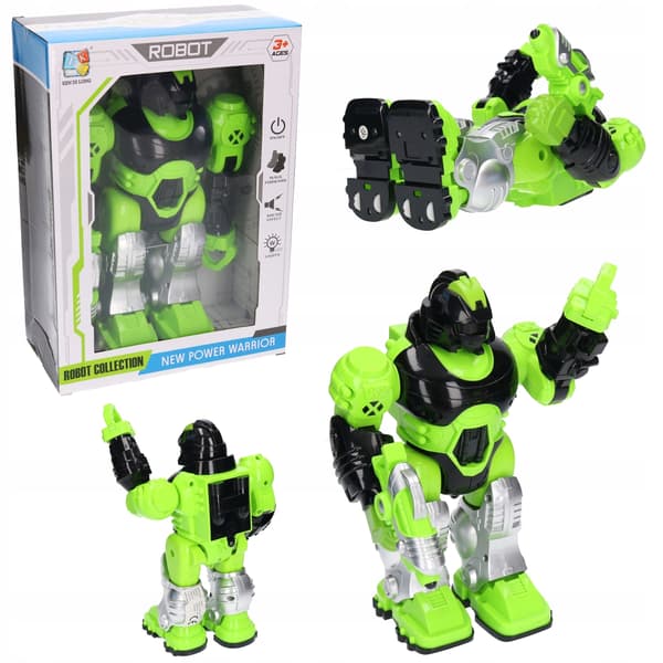 THUNDERBOLT battery-powered robot – walks, with light and sound effects 5326