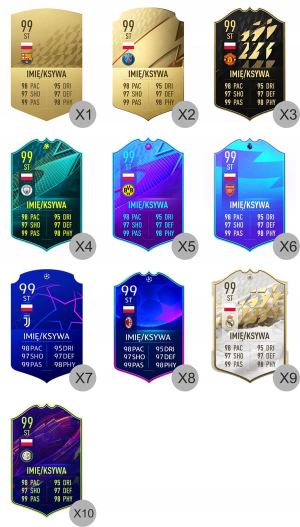 FIFA 22 Personalised FUT Super Gift Card A3