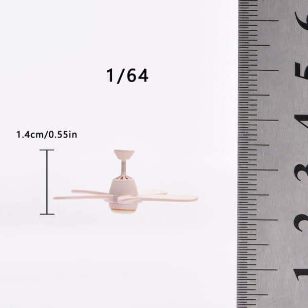 1:64 Miniature furniture model set Tiny ceiling fan Model Craft Small