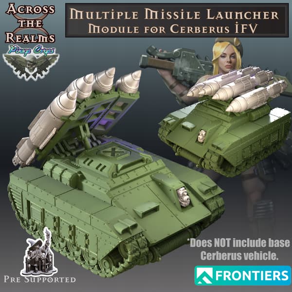 Multiple Missile Launcher module for the Cerberus IFV