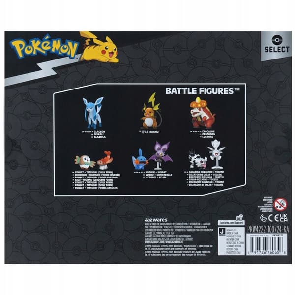 Jazwares Pokémon Select Mega Charizard X Figurine, 15cm