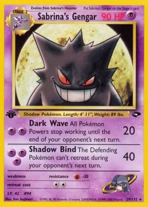 Pokemon Sabrina's Gengar