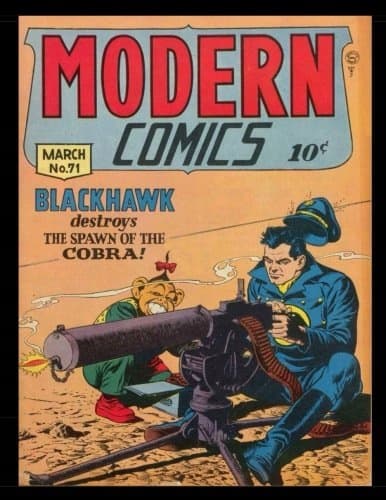 Modern Comics #71: Golden Age War Adventure Comic 1948 – Classic Comic Re