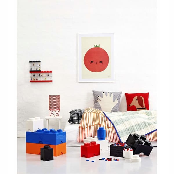 LEGO Storage Brick pen holder, red, for storage