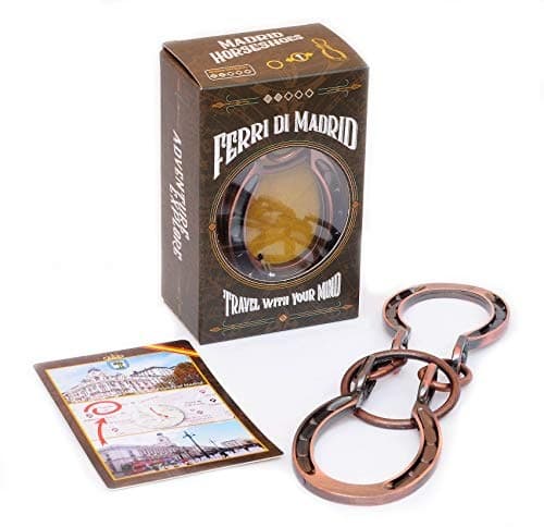 MADRID METAL JIGSAW PUZZLE – HORSESHOE SHAPE, MEDIUM DIFFICULTY LEVEL, LOGIC GAME