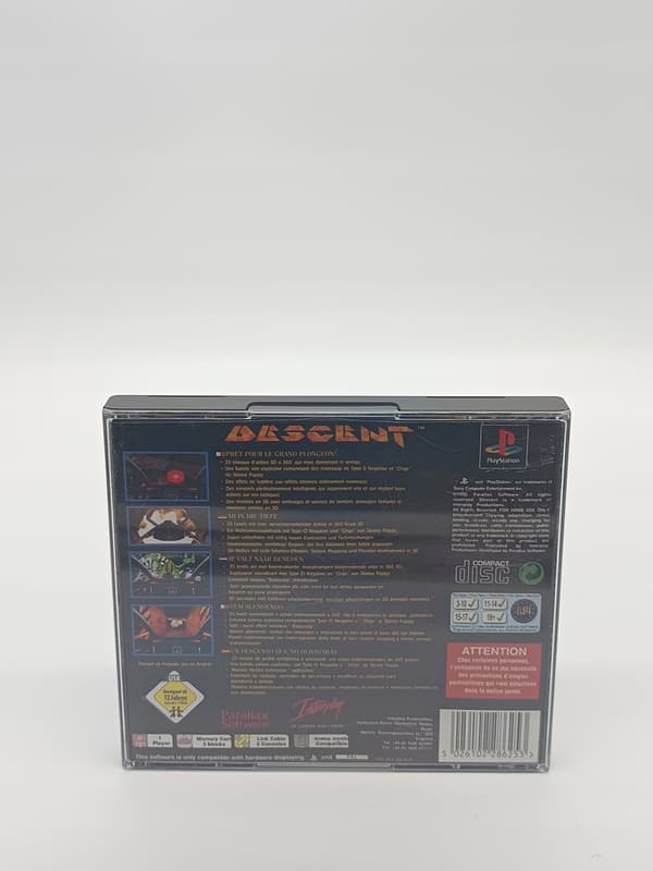 Descent for PlayStation (PSX) – boxed version