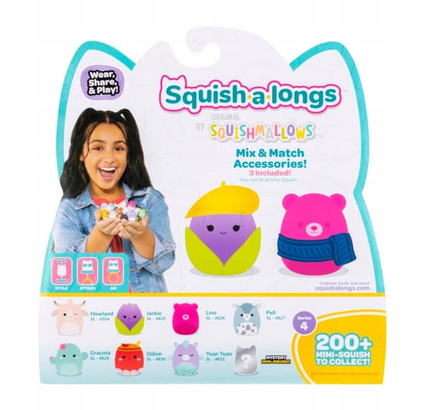 Squishmallows – Squish-a-longs 8-piece figure set SQAL0247