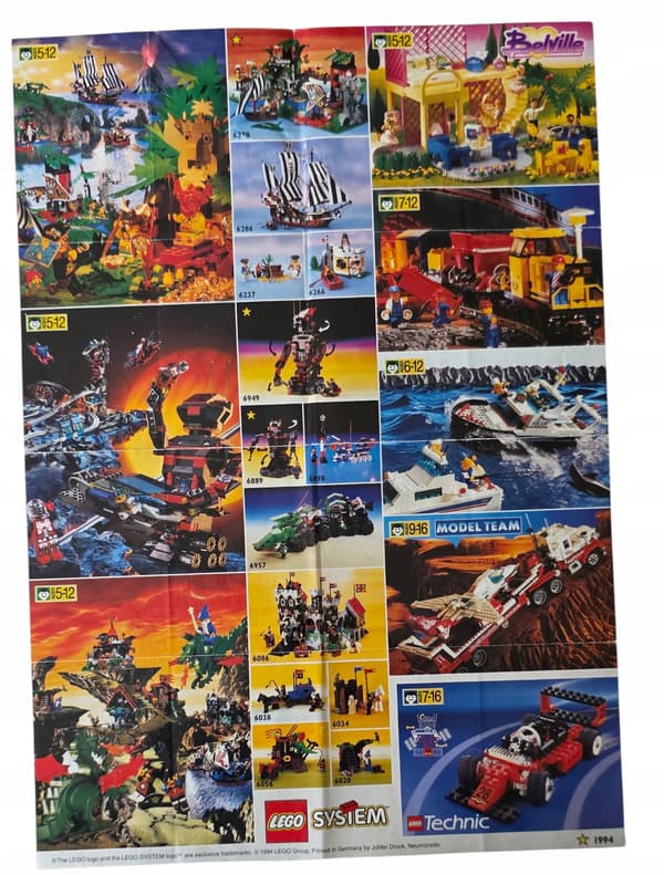LEGO LEAFLET Poster 1994 Town 991483-EU