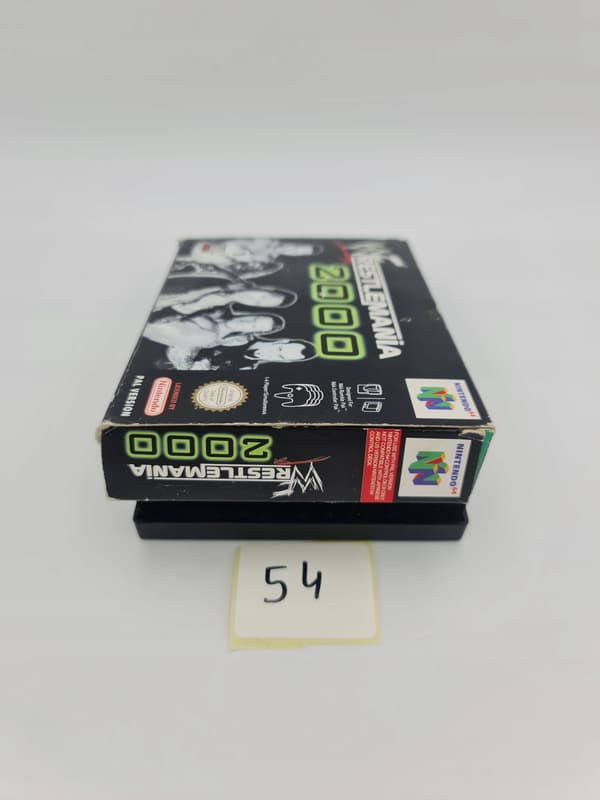NINTENDO 64 WRESTLEMANIA 2000 CARTON BOX PAL VERSION