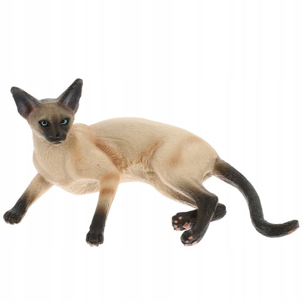A SMALL, REALISTIC CAT FIGURINE FOR INTERIORS