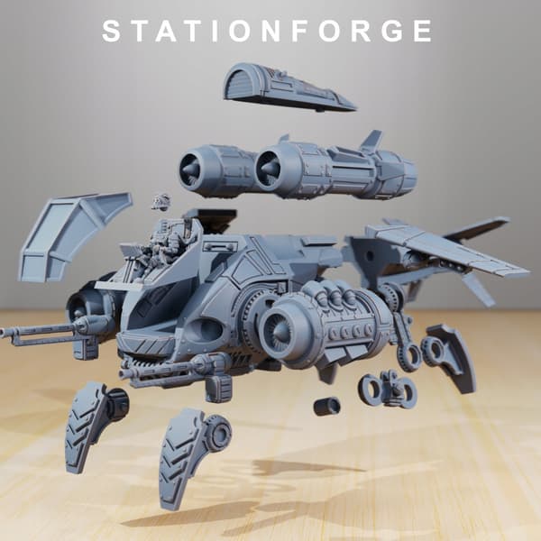 Scavenger Gunship – Station Forge – 3D printing