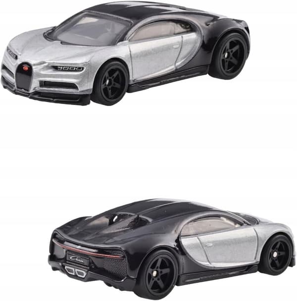 Hot Wheels Premium Bugatti Veyron & '16 Bugatti Chiron 2-pack