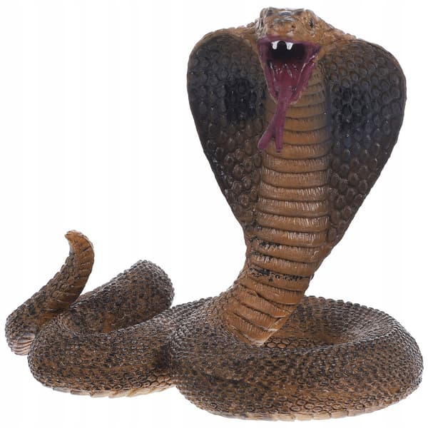 DECORATIVE PLASTIC COBRA FIGURINE – EDUCATIONAL TOY FOR CHILDREN